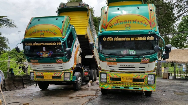 ISUZU FXZ 360 2 เพลา  แม่ลูกดั๊มพ์ 3 เพลา