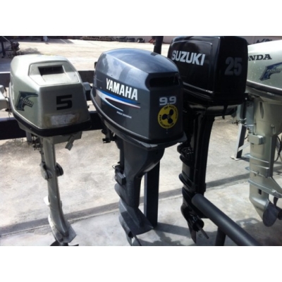 ขายเครื่องยนต์เรือ Yamaha F9.9CWH มือสองญี่ปุ่น