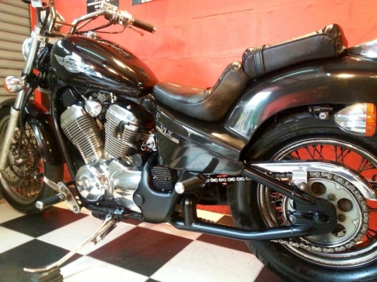 T&amp;T BIKE RAMA 2HONDA STEED 400 ปี96 อินวอย สพม. พรบ. รถสวยเก็บงานราคา57500 ฿