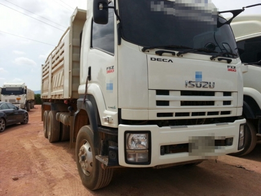 รถอีซูซุ 10 ล้อดั้ม FXZ  360 แรงม้า. ปี 54 ( รถวิ่ง 1xx,xxx กม.  -  12x,xxx กม. - 13x,xxx กม.  )   ( มีขาย 3 คัน. )   สนใจติดต่อ 081 - 6079515