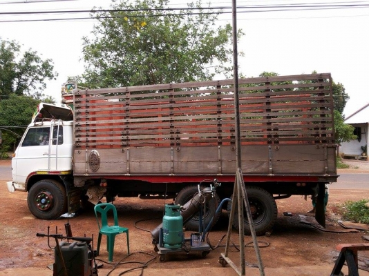 กระบะรถบรรทุก 10 ล้อ คอกไม้ ช่วงยาว  สภาพสวย ราคา 50000