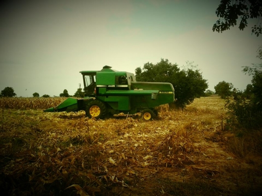 No.00097 รถเกี่ยวข้าวโพด พร้อมหัวจอร์นเดียร์