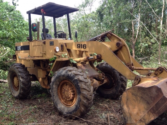 ขายรถตัก CAT 916 B ระบบเดิมๆ ตามรุ่น รถพร้อมใช้งาน เอกสารสัญญาซื้อขาย