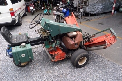 ขาย รถตัดหญ้า ตัดกรีน นั่งขับ 3 แก็งค์ TSUCHIYA สภาพพร้อมใช้งาน ราคา 65,000