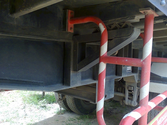 ลูกพ่วง 3 เพลา ดัมพ์ กระบะอลูมิเนียม