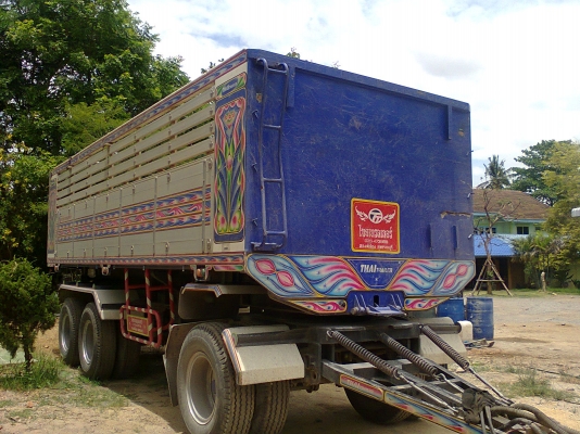 ลูกพ่วง 3 เพลา ดัมพ์ กระบะอลูมิเนียม