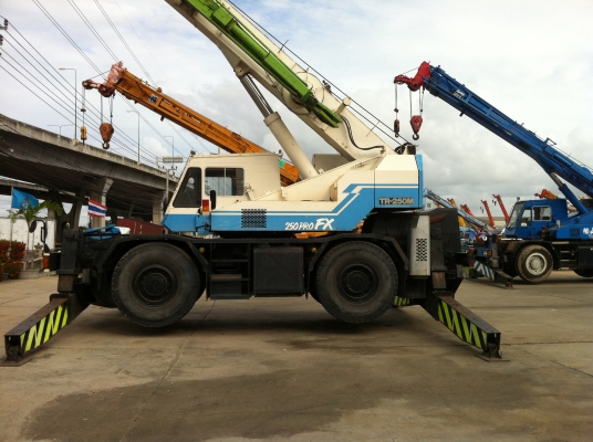 รถเครนมือสองนำเข้าจากญี่ปุ่น TADANO TR250M-5/-6