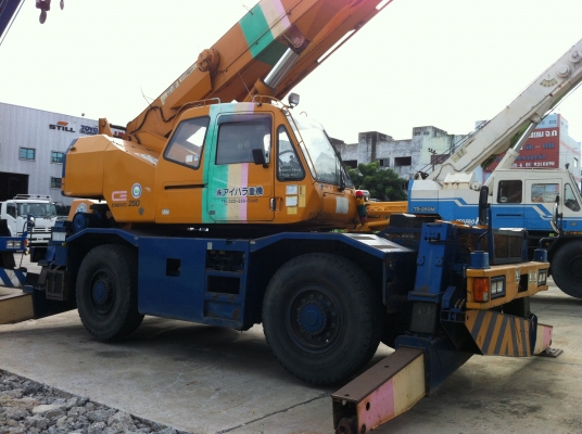 รถเครนมือสองนำเข้าจากญี่ปุ่น TADANO TR250M-5/-6
