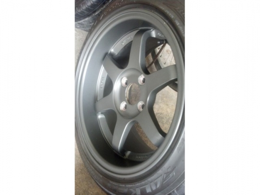 Te37 หน้า 7 หลัง 8 พร้อมยางฟอเก้นปลายปี 13 สภาพแจ่ม Te37 หน้า 7 หลัง 8 พร้อมยางฟอเก้นปลายปี 13 สภาพแจ่ม