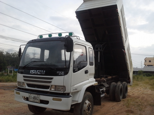 Isuzu270 ยูโร วัน ปี43 ดั้มพ์ใหม่  แหละเก็บสีหัวไปในคลาวเดี่ยวกัน แหละเปลี่ยนยางใหม่10เส้น