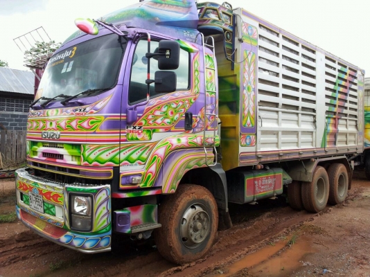 ขายรถบรรทุก  ISUZU 360 hp แม่+ลูก