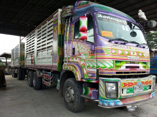 ขายรถบรรทุก  ISUZU 360 hp แม่+ลูก