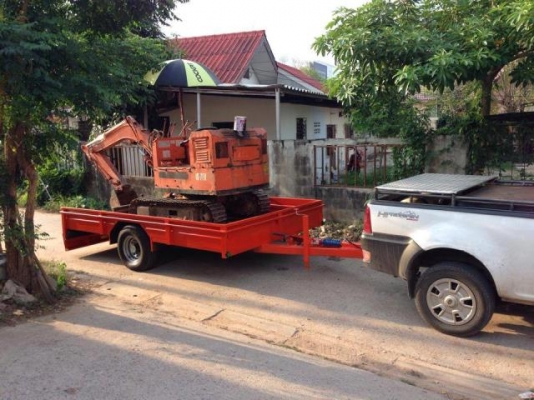 รถพ่วงสำหรับปิคอัพลาก พร้อมทะเบียน กว้างภายใน รวมซุ้มล้อ 2.50 ม. ยาว 3.5 ม.