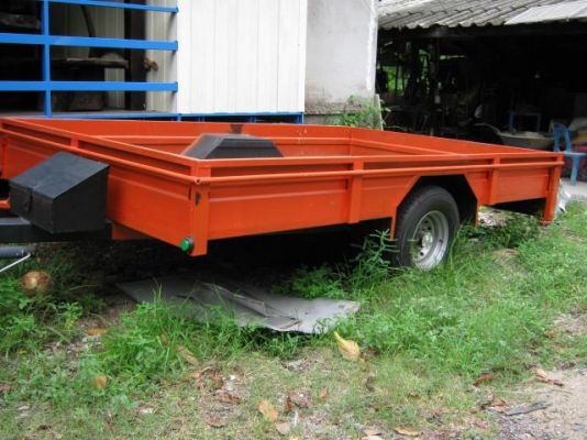 รถพ่วงสำหรับปิคอัพลาก พร้อมทะเบียน กว้างภายใน รวมซุ้มล้อ 2.50 ม. ยาว 3.5 ม.