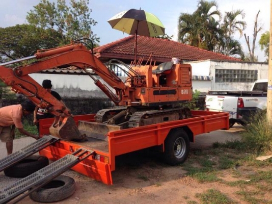 รถพ่วงสำหรับปิคอัพลาก พร้อมทะเบียน กว้างภายใน รวมซุ้มล้อ 2.50 ม. ยาว 3.5 ม.