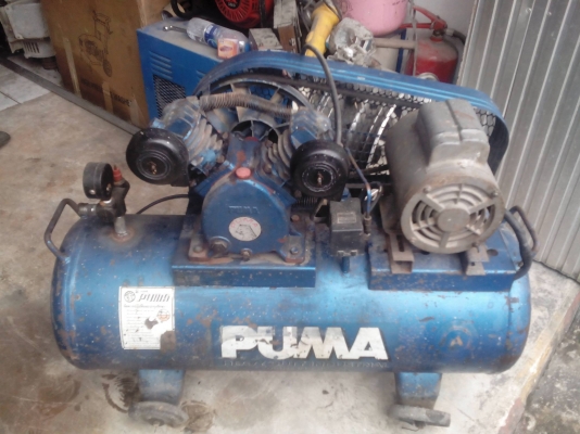 ขายปั๊มลม 1 HP PUMA มือสองพร้อมใช้ 92 ลิตร