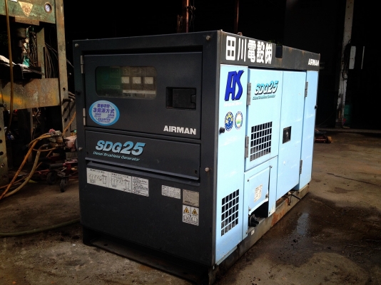 ขายด่วน เครื่่องปั่นไฟสภาพดี มือสองจากญี่ปุ่น