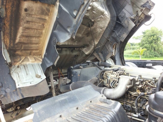 ขายรถพ่วง HINO MEGA เครื่อง 260 แรง ปี 47 กระบะไม่ดัมพ์ ทะเบียนพร้อม