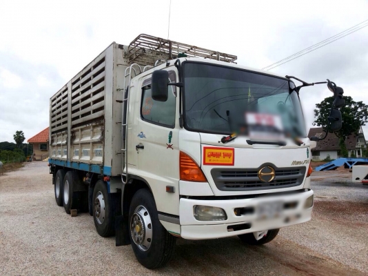 ขายรถพ่วง HINO MEGA เครื่อง 260 แรง ปี 47 กระบะไม่ดัมพ์ ทะเบียนพร้อม