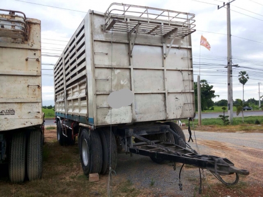 ขายรถพ่วง HINO MEGA เครื่อง 260 แรง ปี 47 กระบะไม่ดัมพ์ ทะเบียนพร้อม
