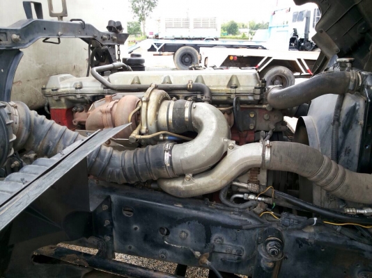 ขายรถพ่วง HINO MEGA เครื่อง 260 แรง ปี 47 กระบะไม่ดัมพ์ ทะเบียนพร้อม