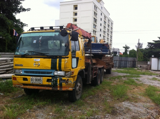 ขายรถ10ล้อติดเครน 5 ตัน  พร้อมหางสาลี่