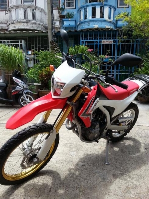 ขาย CRF 250L ปี 2012 สีขาว-แดง