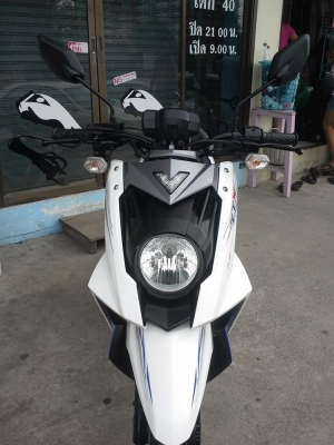 รถสวยมากๆ Yamaha TTX สีขาว น้ำเงิน คุณภาพดีจริง ดูเท่ห์มีสไตล์ รถสวยมากๆ Yamaha TTX สีขาว น้ำเงิน คุณภาพดีจริง ดูเท่ห์มีสไตล์