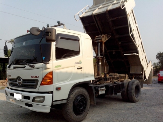 ขายรถบรรทุกหกล้อดั้มฮีโน่FG8J เครื่อง JO8E เทอร์โบอินเตอร์ 260 แรงม้า คอมมอนเร็ว รถห้างดั้มสามมิตร 8