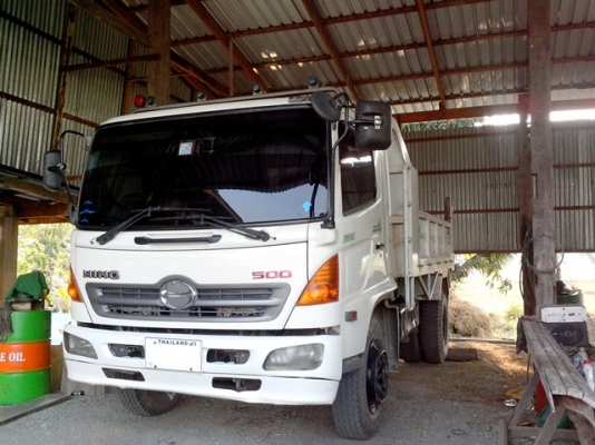 ขายรถบรรทุกหกล้อดั้มฮีโน่FG8J เครื่อง JO8E เทอร์โบอินเตอร์ 260 แรงม้า คอมมอนเร็ว รถห้างดั้มสามมิตร 8