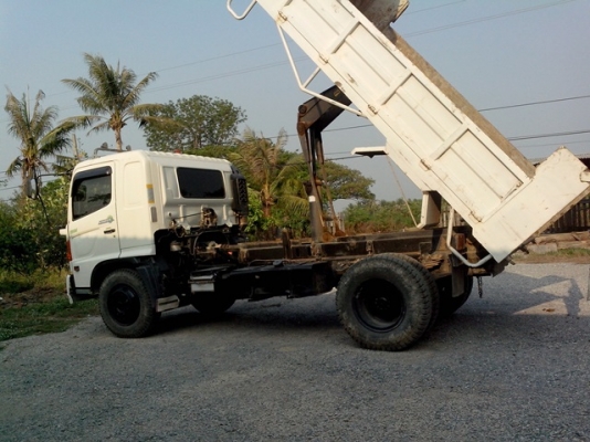 ขายรถบรรทุกหกล้อดั้มฮีโน่FG8J เครื่อง JO8E เทอร์โบอินเตอร์ 260 แรงม้า คอมมอนเร็ว รถห้างดั้มสามมิตร 8