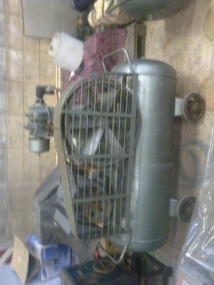 ขาย !! ปั้มลม5แรงไฟ220v.ยี่ห้อฟูจิ ของญี่ปุ่น สภาพดี สีเดิมๆ พร้อมใช้งาน