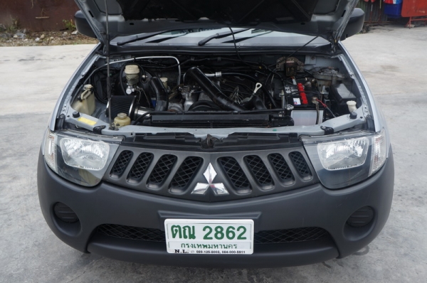 MITSUBISHI TRITON ตอนเดียว ปี 2007 รถสวย พวงมาลัยพาวเวอร์ แอร์เย็น เครื่องเดิมแน่นๆ ช่วงล่างดี รถขับดีมาก มีแม็กไลเนอร์ ภายในสภาพสวย สีสวย รถพร้อมใช้งาน จัดไฟแนนได้