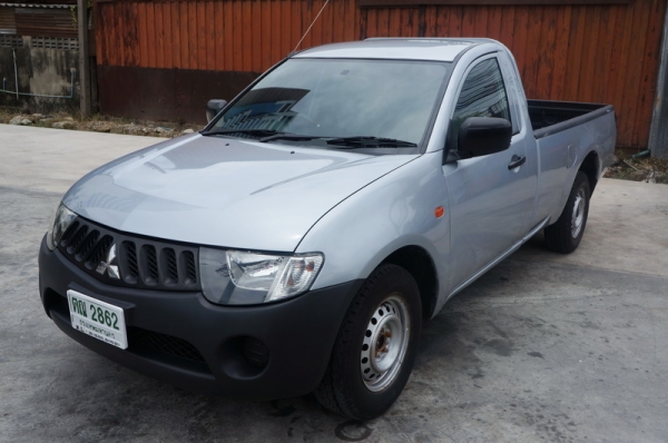 MITSUBISHI TRITON ตอนเดียว ปี 2007 รถสวย พวงมาลัยพาวเวอร์ แอร์เย็น เครื่องเดิมแน่นๆ ช่วงล่างดี รถขับดีมาก มีแม็กไลเนอร์ ภายในสภาพสวย สีสวย รถพร้อมใช้งาน จัดไฟแนนได้