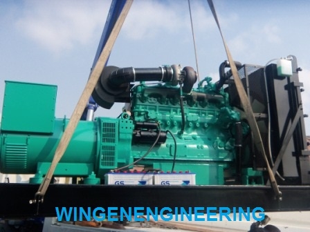 เครื่องปั่นไฟ 275 KVA.CUMMINSรับประกัน 12 เดือน(mad in USA)