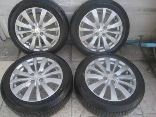 ขายล้อแม็กป้ายแดง swift 16" ยาง bridgestone ขายล้อแม็กป้ายแดง swift 16" ยาง bridgestone