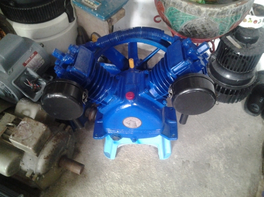 ขาย !! หัวปั้มลมpuma2สูบ3แรง สภาพดี พร้อมใช้งาน(ข้อดี ลมดี)