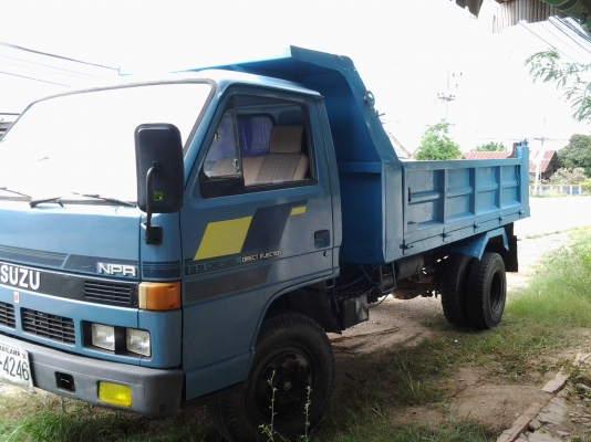 รถดั้มพ์อีซูซุ NPR 59L ปี 37 เครื่อง4BD1 115 แรงม้า