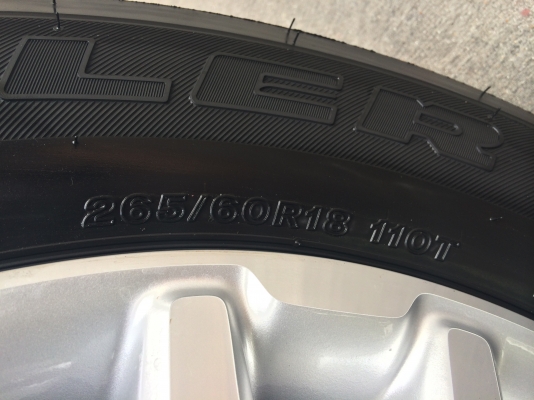 ยางใหม่ Ford ranger wildtrak18' 25,000