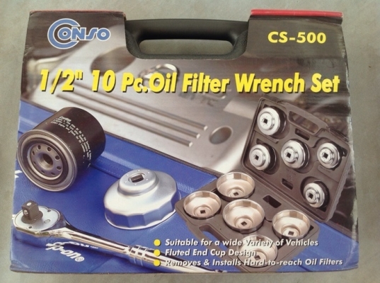 ชุดบล็อกถ้วยถอดกรองน้ำมันเครื่อง CONSO CS-500