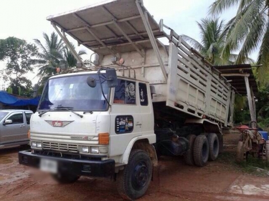 ขายรถบรรทุกสิบล้อดัมพ์ HINO F18 เครื่อง HO7C-185 แรง 2 เพลา เกียร์เดิม HO สโลด์เดิม เครื่องดี แชสซีสวย ทะเบียนพร้อม