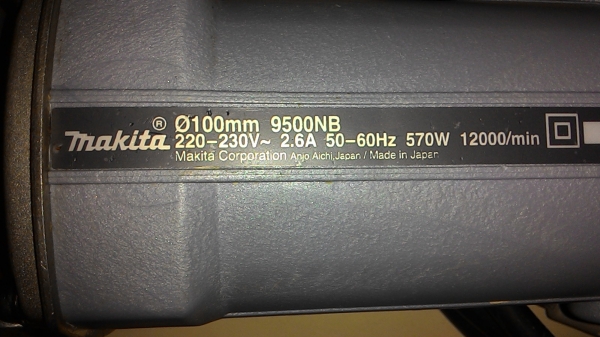 ขายหินเจียขนาดใส่ใบ4นิ้วยี่ห้อMakitaรุ่น9500NBของแท้made in japanสภาพ95\%ใหม่มากๆครับ ขายหินเจียขนาดใส่ใบ4นิ้วยี่ห้อMakitaรุ่น9500NBของแท้made in japanสภาพ95\%ใหม่มากๆครับ