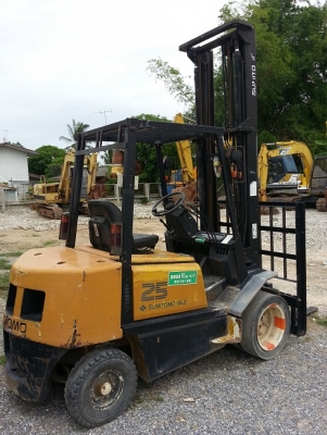 ของดีมาแล้ว เก่าญี่ปุ่นแท้ โฟคลิฟท์ 2.5ตัน เสาสูง 5เมตร งาสไลด์ซ้ายขวา SUMITOMO