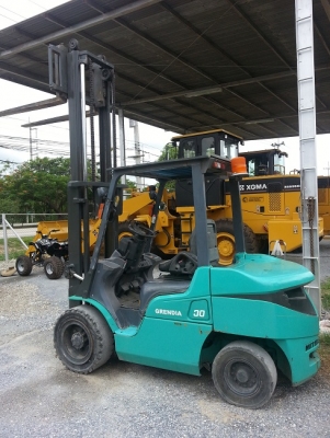 โฟคลิฟท์ MITSUBISHI 3ตัน รุ่นใหม่ล่าสุด เก่าญี่ปุ่น 090-986-2521 อ๊อบ