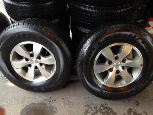 ล้อ แม็ก พร้อมยาง Toyota Fortuner หน้าเงา ขอบ 16