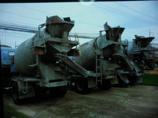 ขายรถโม่ปูน 6 ล้อ 3 คันโม่ตรงทั่งหมดทะเบียนพร้อมรถพร้อมใช้ทุกคัน