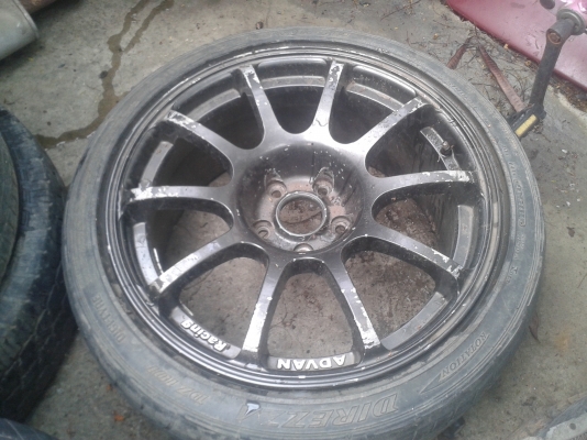 ขายล้อ advan 18กว้าง8.5 1คู่2000