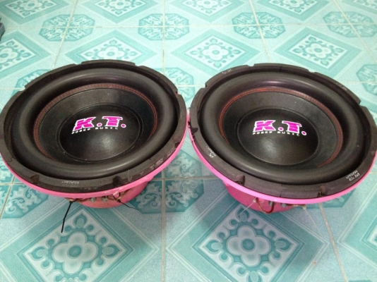 ซับ12&quot;โครงหล่อว้อย3&quot;มือสองเดิมๆสภาพสวย ขายคู่ละ2500บาท