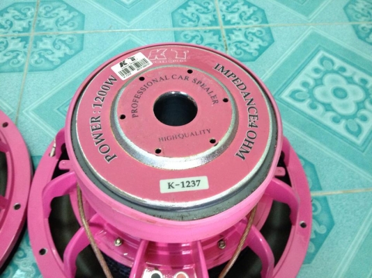 ซับ12&quot;โครงหล่อว้อย3&quot;มือสองเดิมๆสภาพสวย ขายคู่ละ2500บาท
