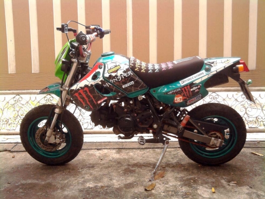 ขออนุญาติขาย KAWASAKI KSR 110 CC. ชุดแต่ง Monster โอนให้ฟรีครับ